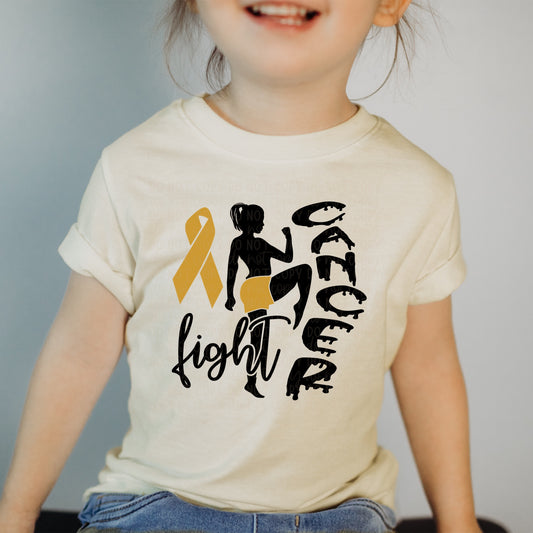 DTF TRANSFER Fight Cancer Childhood Cancer Awareness