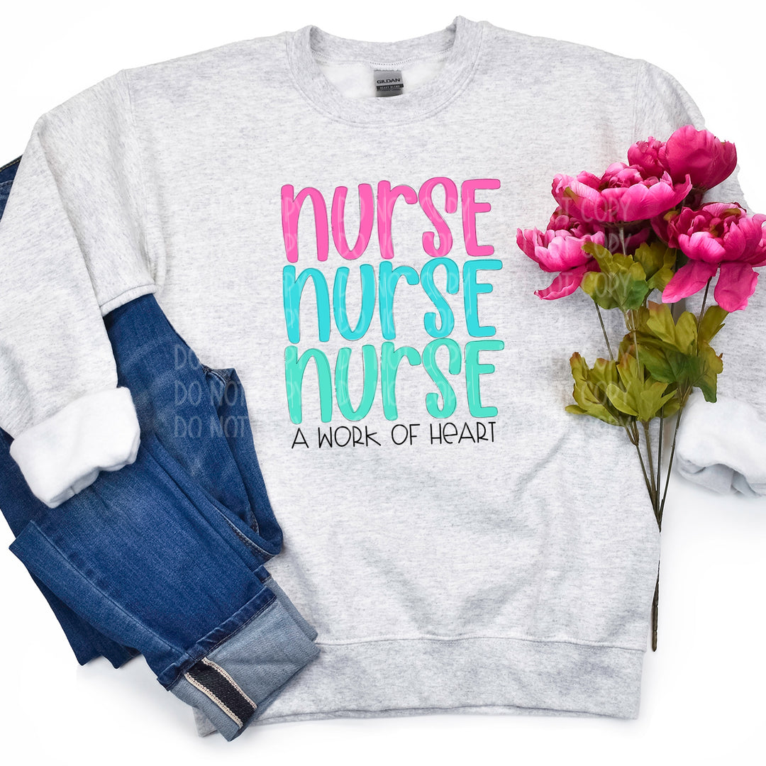 DTF TRANSFER Nurse. A Work Of Art