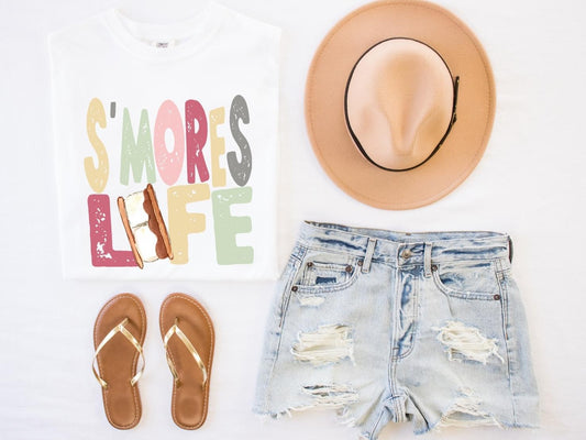 S'mores Life White Tee