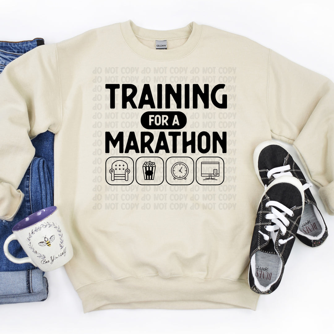 DTF TRANSFER Training For A Marathon