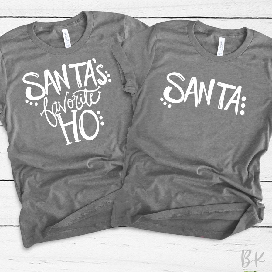 DTF TRANSFER Santa / Santa's Favorite Ho