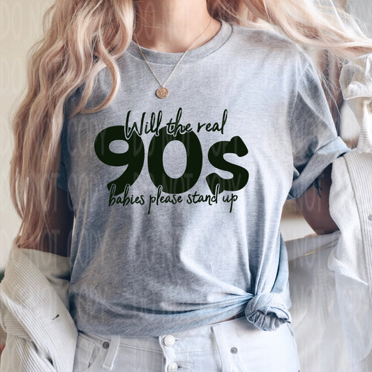 90s Babies Gray Tee