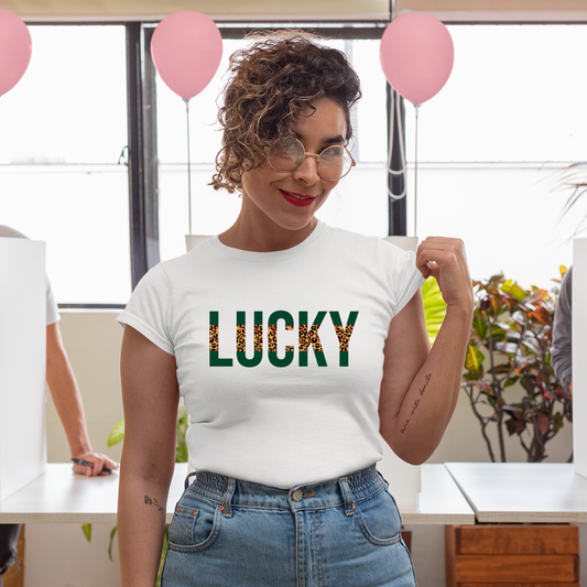 DTF TRANSFER lucky leopard