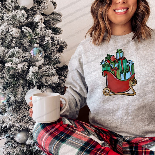 DTF TRANSFER Santa’s Sleigh