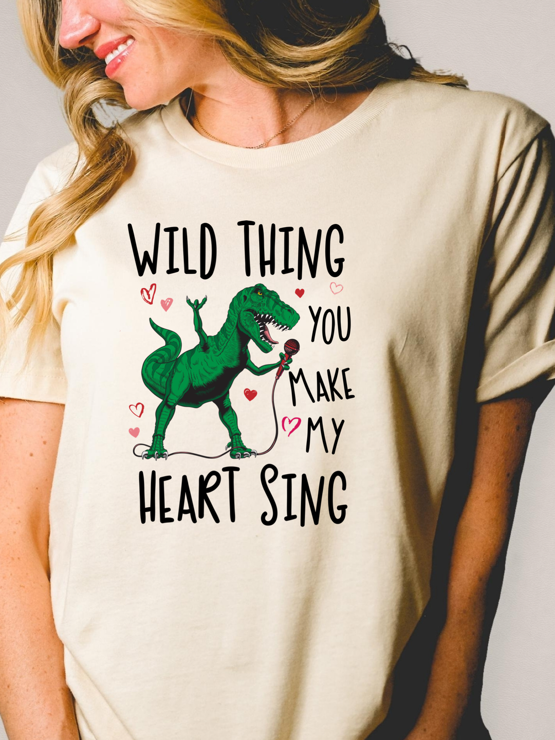 DTF TRANSFER wild thing you make my heart sing