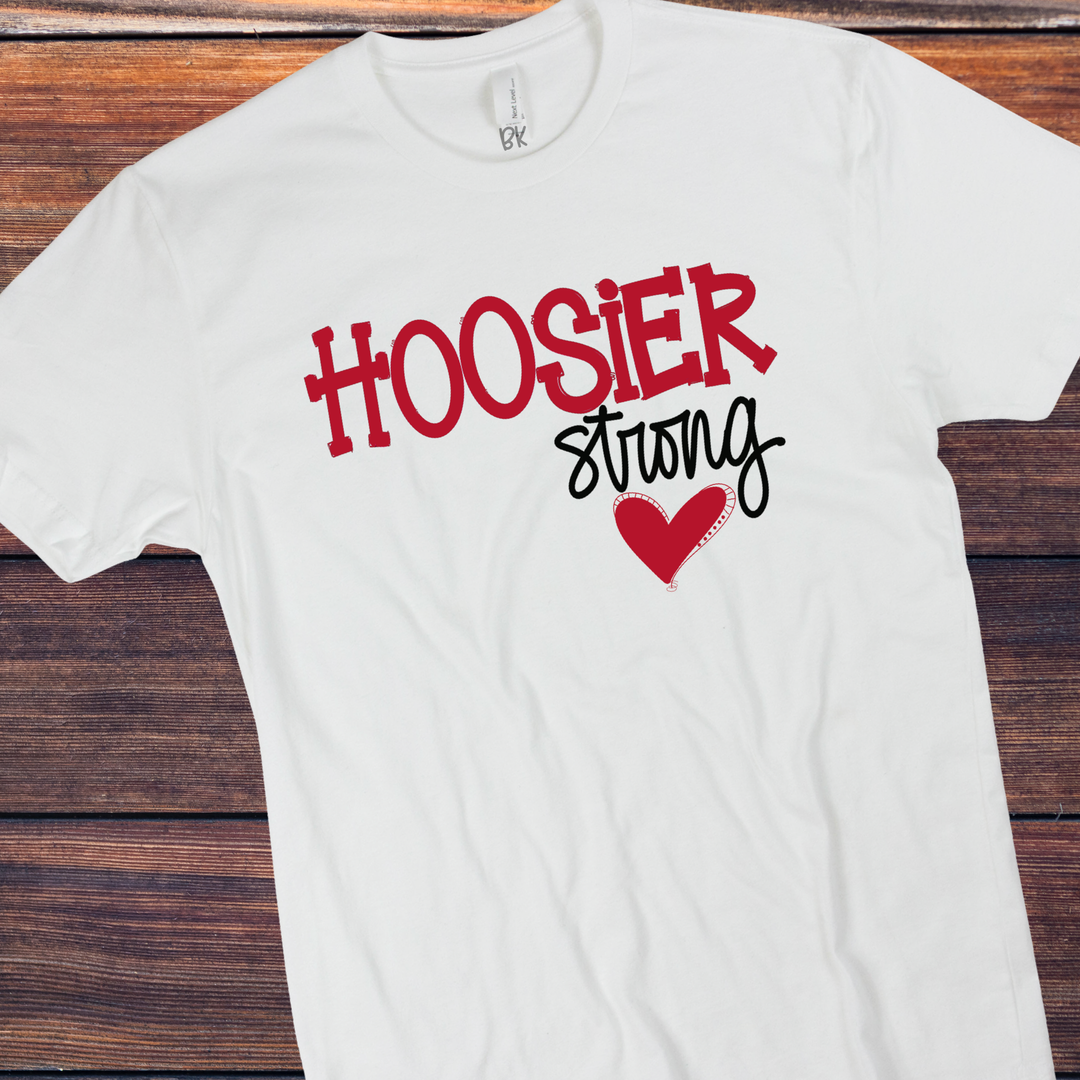 DTF TRANSFER Hoosier strong red