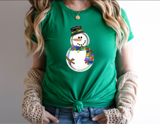 DTF TRANSFER Cute Snowman