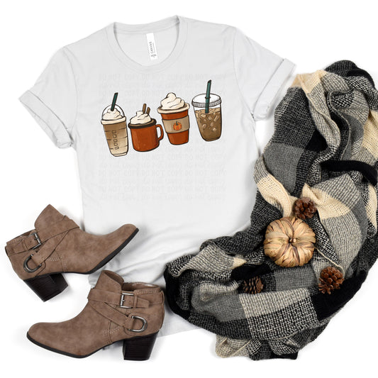 Fall Coffee Silver Tee