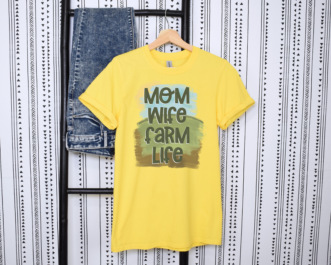DTF TRANSFER Mom Wife Farm Life
