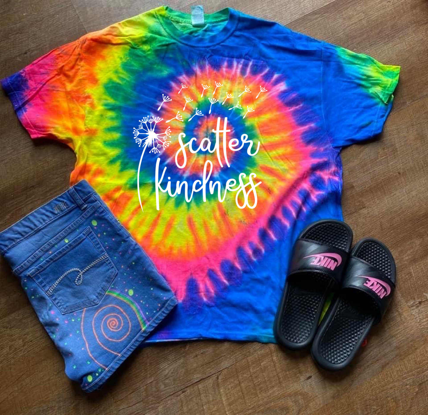 Scatter kindness MYSTERY tie dye