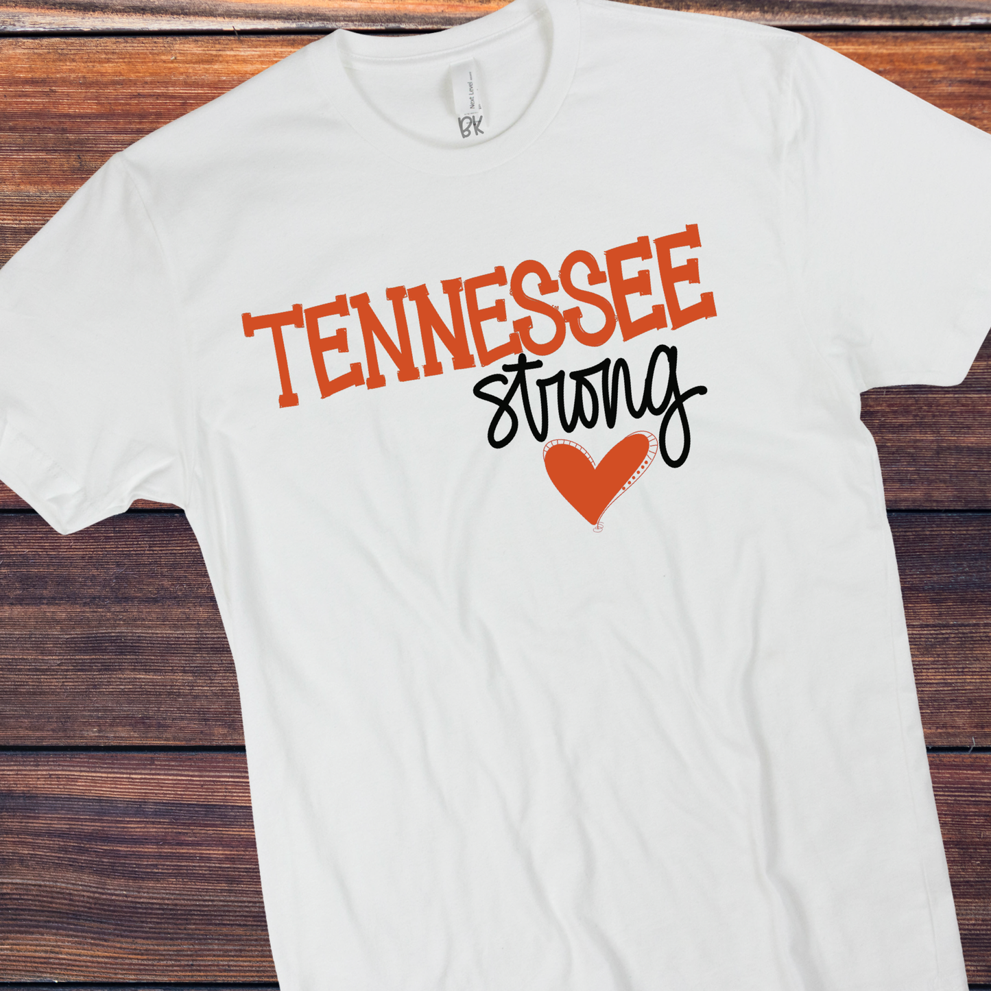 DTF TRANSFER Tennessee strong orange