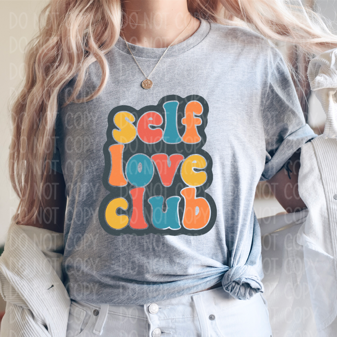 Self love club Gray Tee