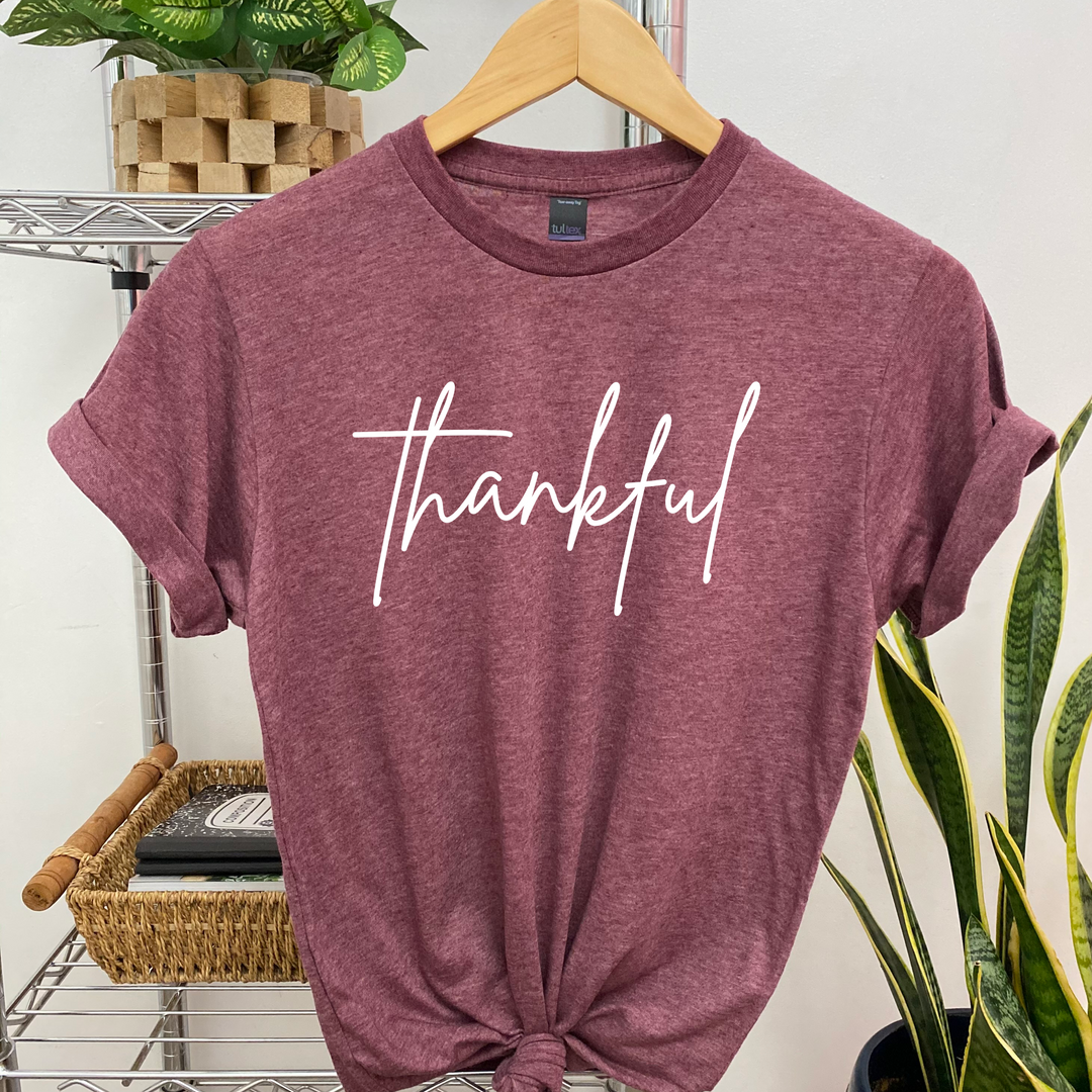 RTS Thankful heather maroon