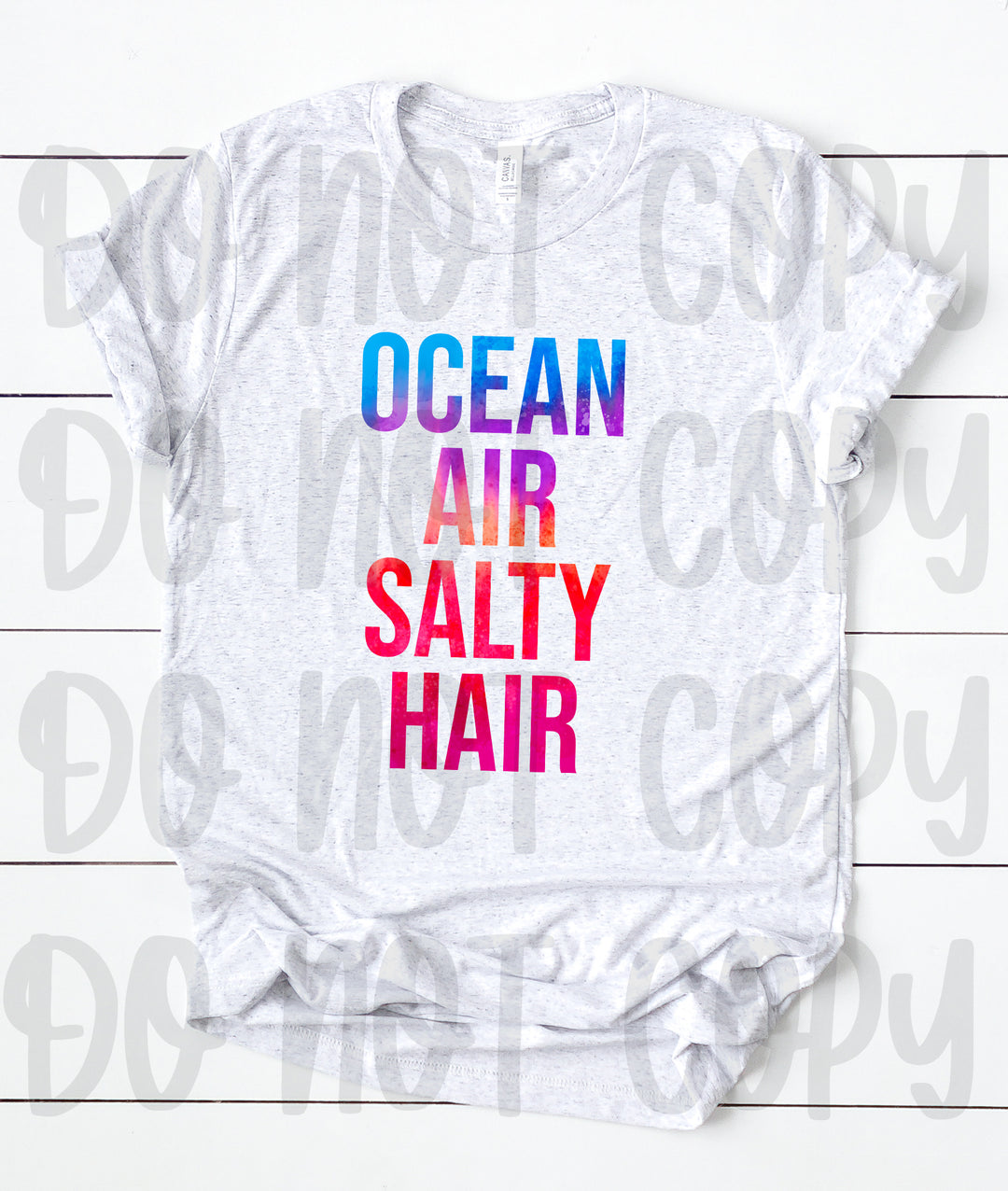 DTF TRANSFER Ocean air salty hair