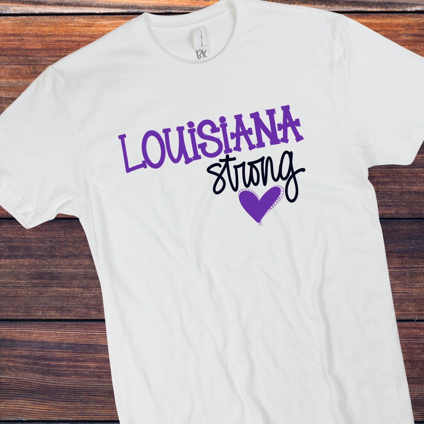 DTF TRANSFER Louisiana strong purple