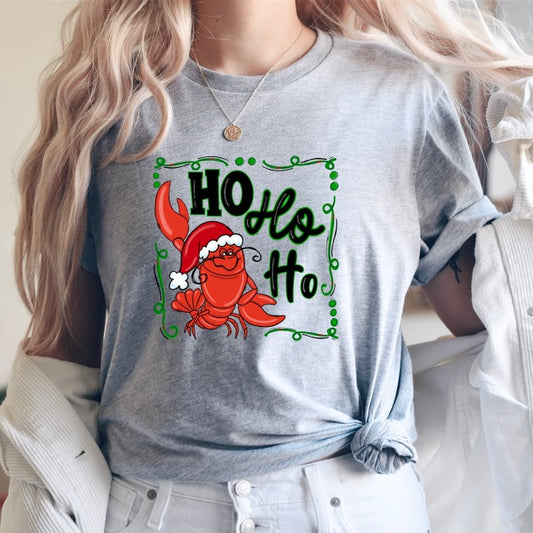 DTF TRANSFER Ho Ho Ho Lobster